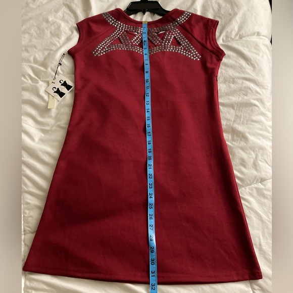 Vertigo 2 Way Red Pomegranate Dress Beautiful Outstanding Stylish - Picture 5 of 11